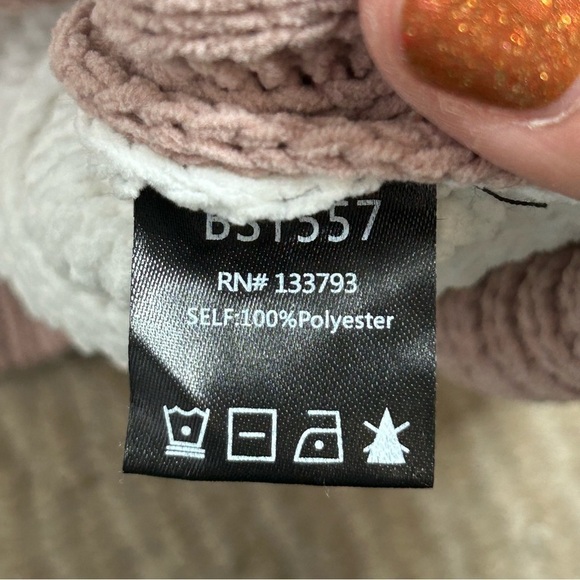 POL Colorblock Patch Mixed Knit Balloon Sleeves Tie Back
Sweater - Picture 12 of 15